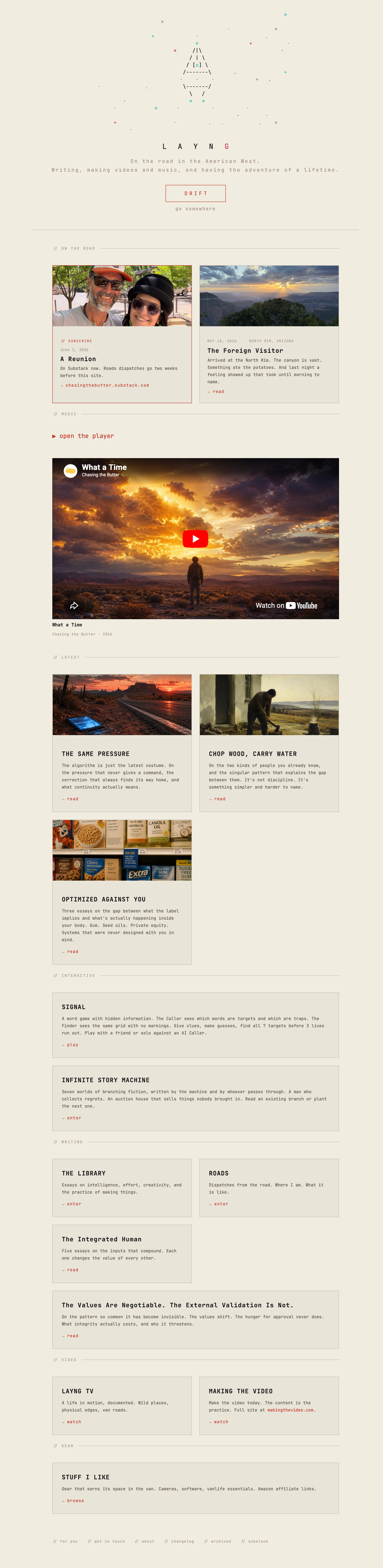 layng.com homepage before June 2026 restructure