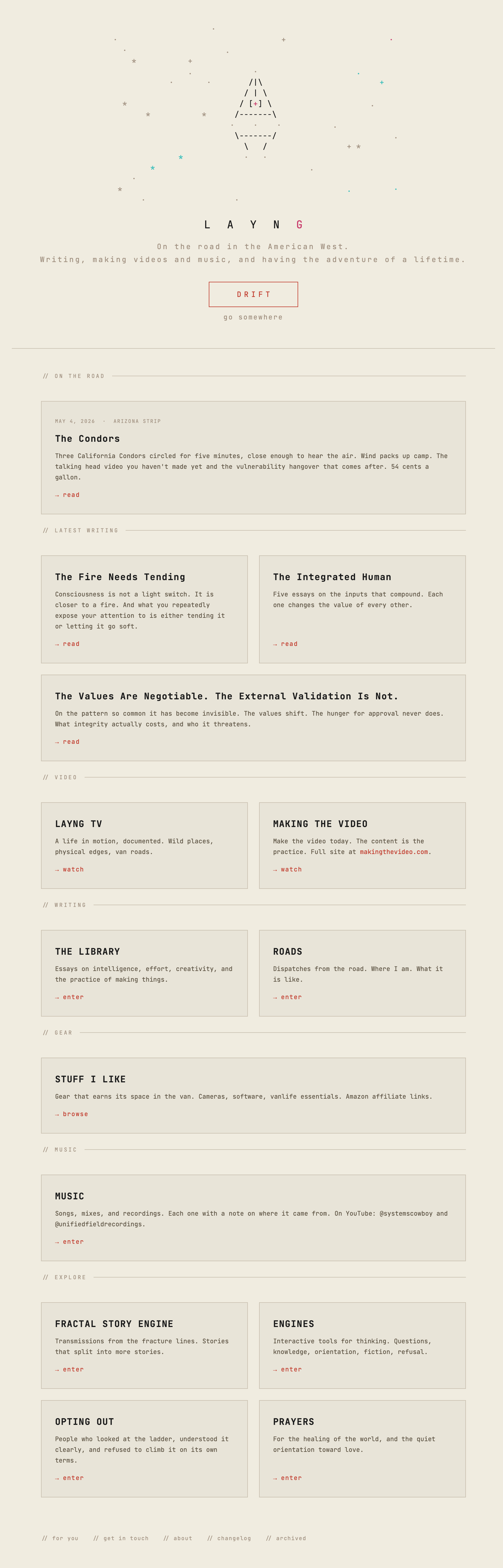 layng.com homepage before May 2026 restructure