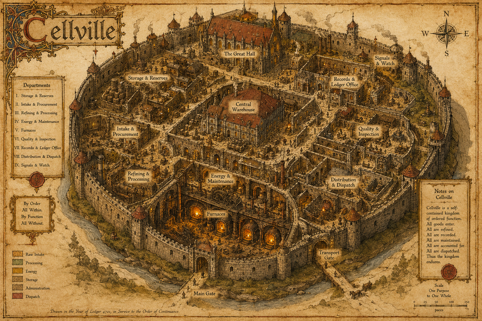 Map of Cellville